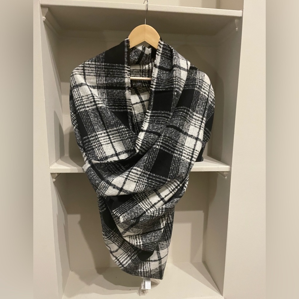 Plaid Flannel Scarf for Women